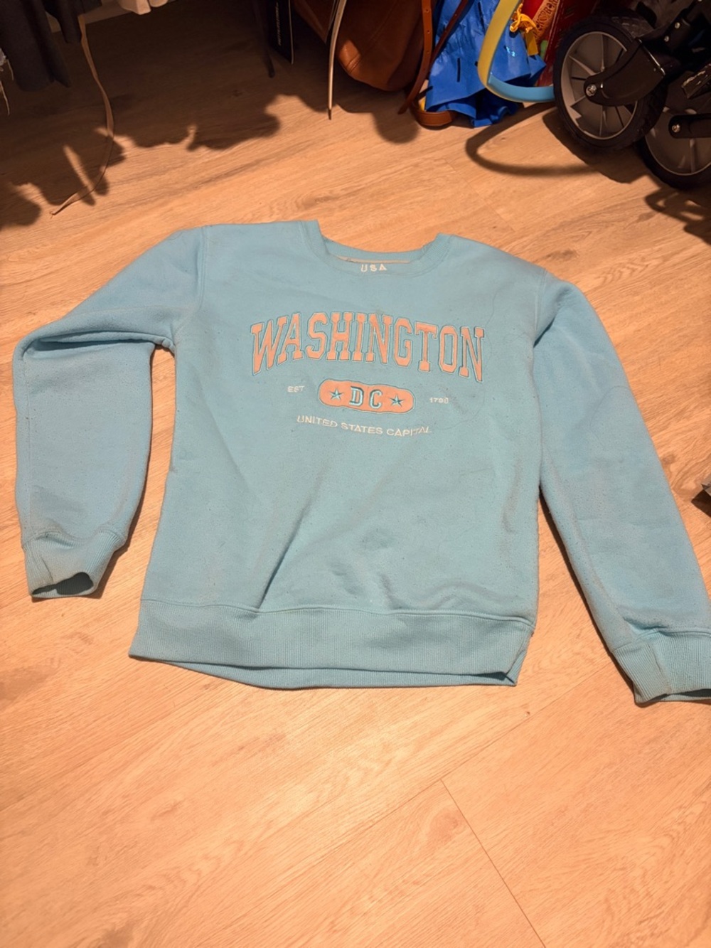 Washington DC Light Blue Crewneck Sweatshirt